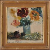 MERTON CLIVETTE (1868-1931): ROSES WITH