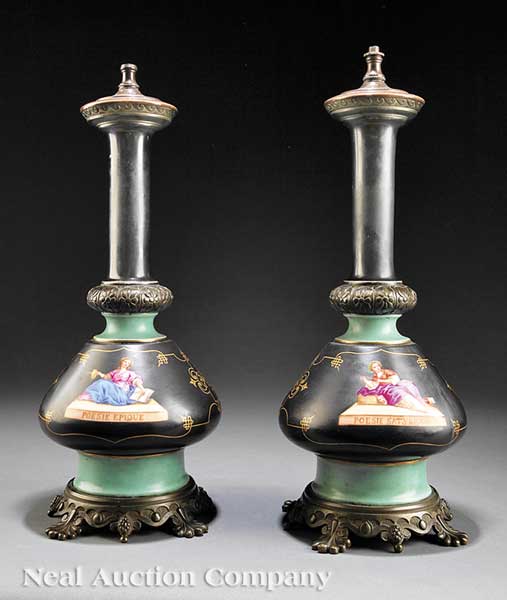 A Pair of French Neo Grec Porcelain 13e73b