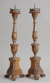 PAIR OF ITALIAN BAROQUE CARVED 13f2b9