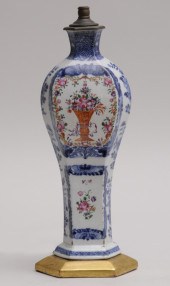 CHINESE EXPORT PORCELAIN FAMILLE ROSE