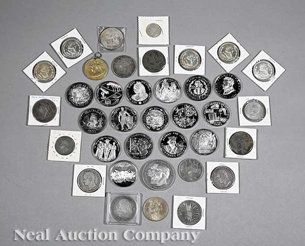A Group of Foreign Coins and Medals 13fc1b