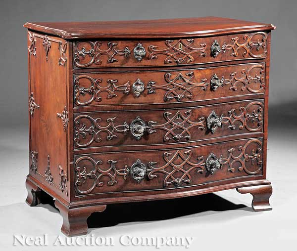 A George III Carved Mahogany Chest 13e58f