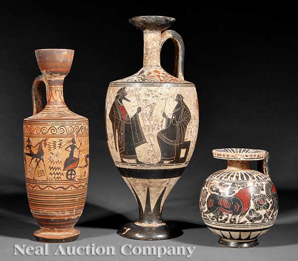 A Group of Three Grand Tour Ceramic 14185c