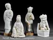 A Group of Four Chinese Qingbai and
