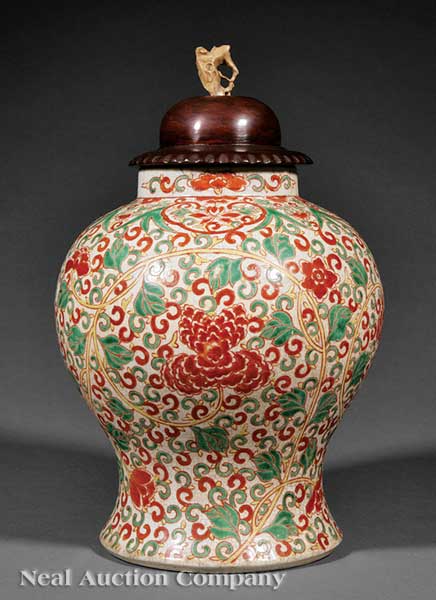 An Antique Chinese Wucai Enameled 141cb4