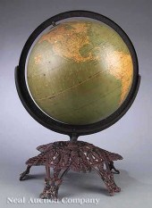 An English Twelve Inch Table Globe W.