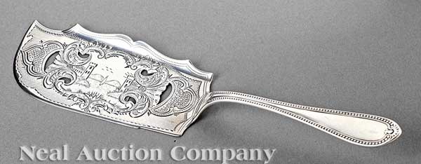 An American Coin Silver Fish Slice 142083