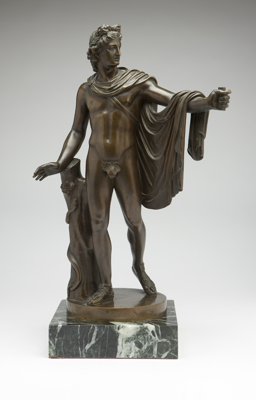 A patinated bronze figure of an 1422f8