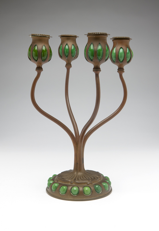 A Tiffany Studios bronze green 142357