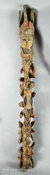 A Papua New Guinea Wosera Carved and