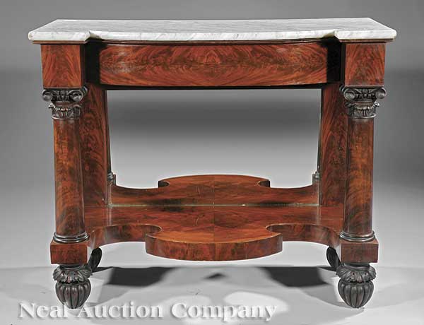An American Classical Carved Mahogany 1401ae