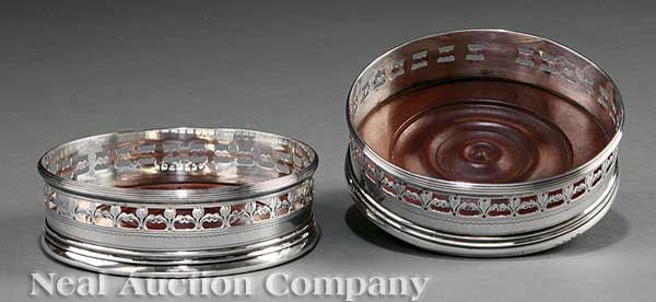 A Pair of George III Crested Sterling 14053a