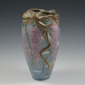 Tim Eberhardt Wisteria Vase marked (hand
