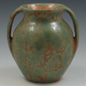 Burley Winter Handled Vase marked (die