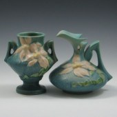 Roseville Clematis Vase and Ewer vase