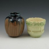 Two pieces of Zanesville area pottery 143dc5
