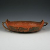 Roseville Bushberry bowl in brown. Marked