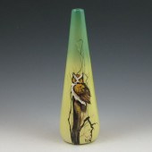 Rick Wisecarver tapered vase with an