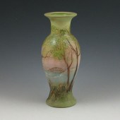 Rick Wisecarver scenic lamp vase with
