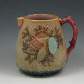 Majolica Copeland Pitcher marked with