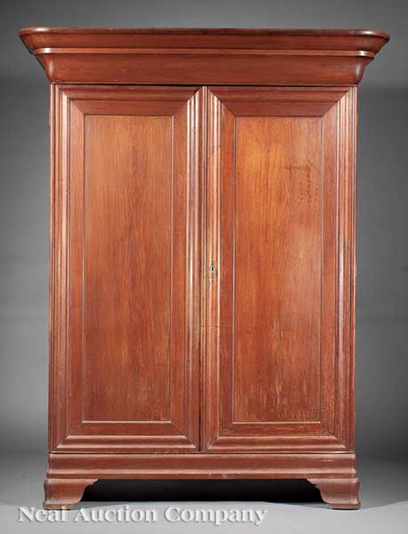 An American Late Classical Carved Walnut