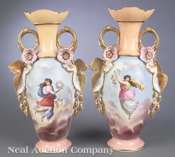 A Pair of French Porcelain Baluster 1427e7