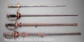 A Group of Antique American Swords including