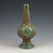 Roseville Della Robbia two-color vase