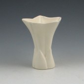 Catalina Pottery vase in white. Marked