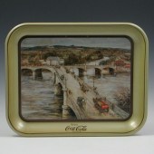 Coca-Cola Serving Tray with Leslie Cope