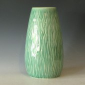 Tim Eberhardt vase with hand-carved