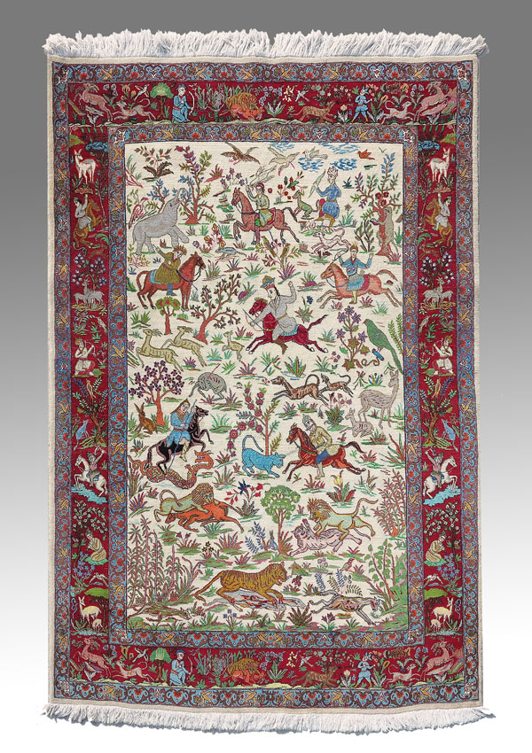 MODERN PERSIAN HAND KNOTTED WOOL 145cec