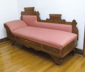 EASTLAKE VICTORIAN DAY BED FAINTING 145d01
