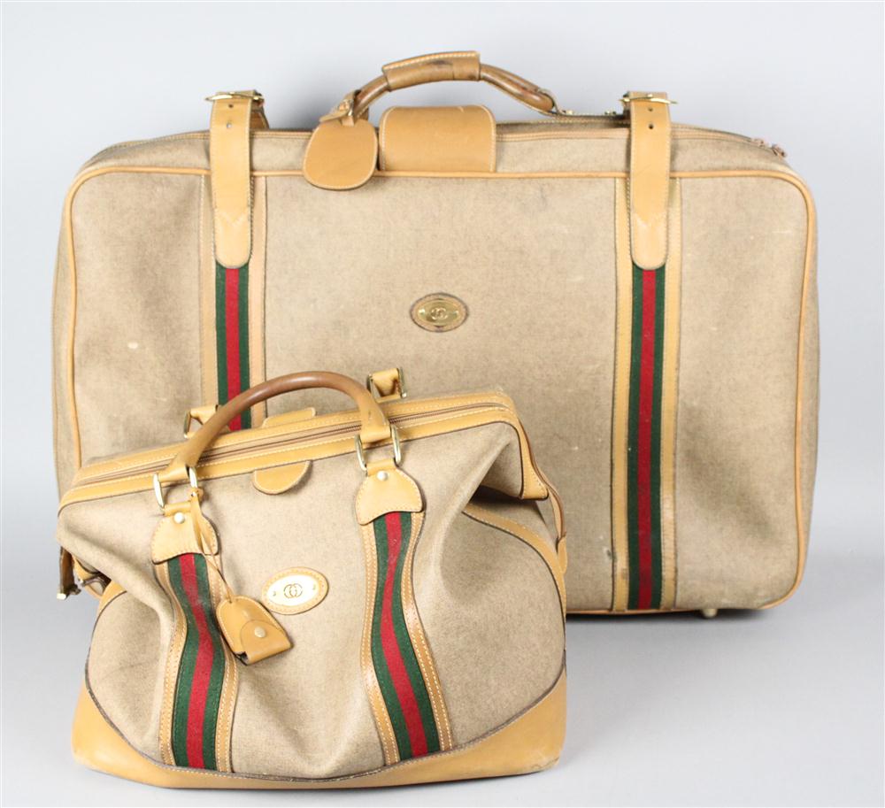 TWO PIECES OF GUCCI LUGGAGE comprising 14626d