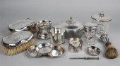GROUP OF STERLING TOILETTE ARTICLES