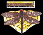 IN THE MANNER OF TIFFANY STUDIOS DRAGONFLY