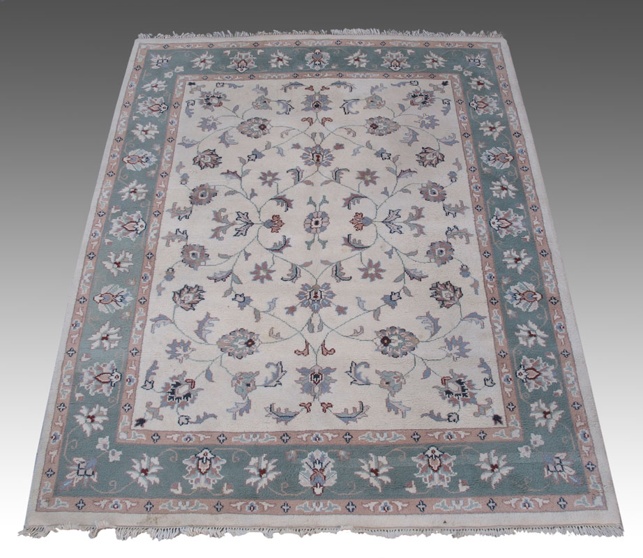 INDO PERSIAN HAND KNOTTED WOOL 1467c4
