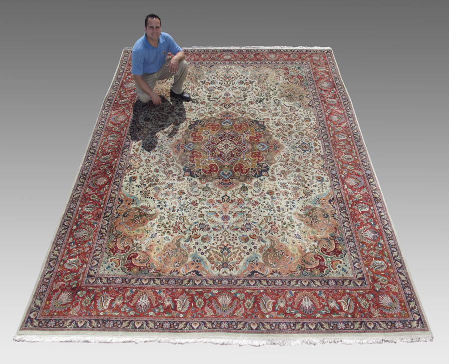 MODERN PERSIAN HAND KNOTTED WOOL 146a81