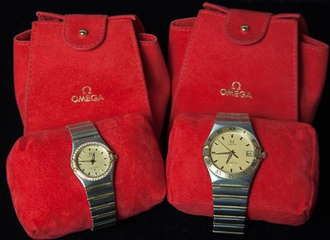PAIR OF OMEGA CONSTELLATION WATCHES 145705