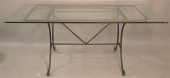 CONTEMPORARY WROUGHT IRON TABLE 14587d