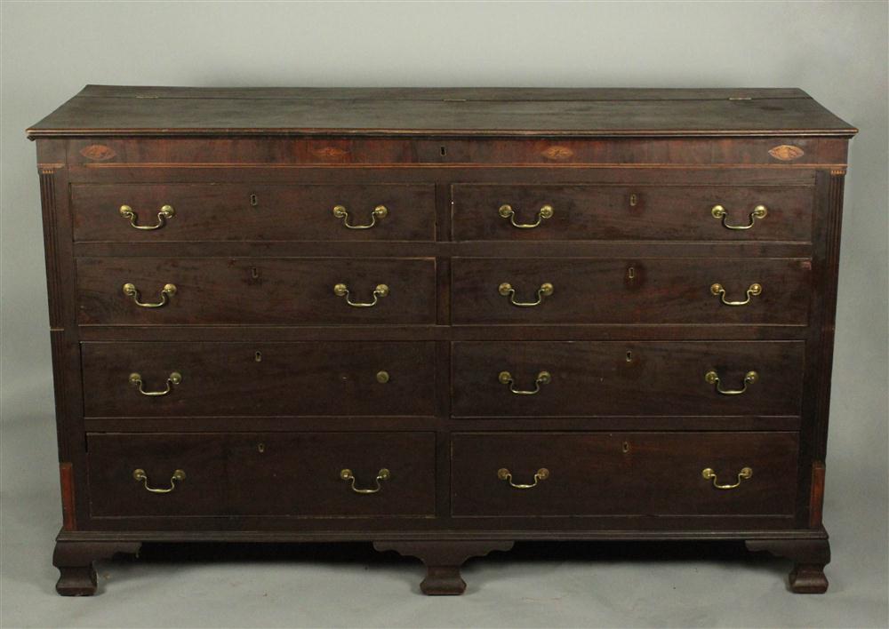 ENGLISH CHIPPENDALE STYLE INLAID 1459ea