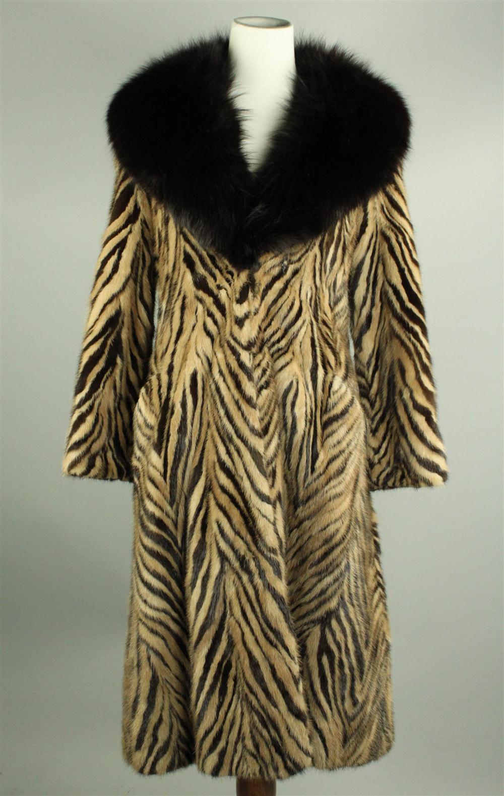 TWO VINTAGE FUR COATS the first 145ac4