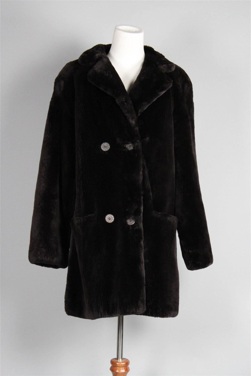 BISANGER COUTURE DOUBLE BREASTED FUR COAT