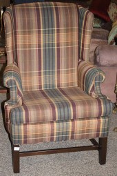 CENTURY CHIPPENDALE STYLE UPHOLSTERED 145ae5