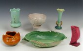 ROSEVILLE POTTERY GROUP: 6 pieces to