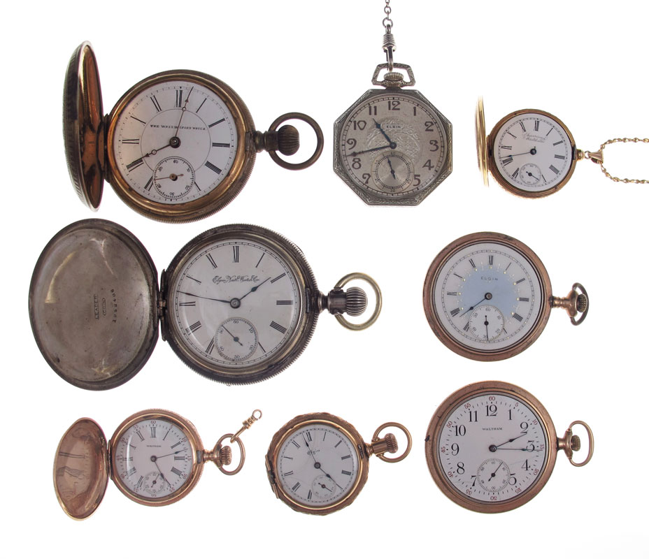ESTATE GROUP OF POCKET WATCHES  148818