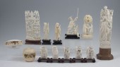 ESTATE COLLECTION 15 PIECES OF CARVED