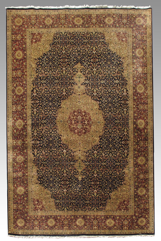 MODERN SINO PERSIAN HAND KNOTTED 148a1a