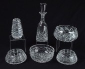 WATERFORD CRYSTAL: 6 piece group to