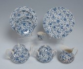 STAFFORDSHIRE BWM & CO BLUE AND WHITE
